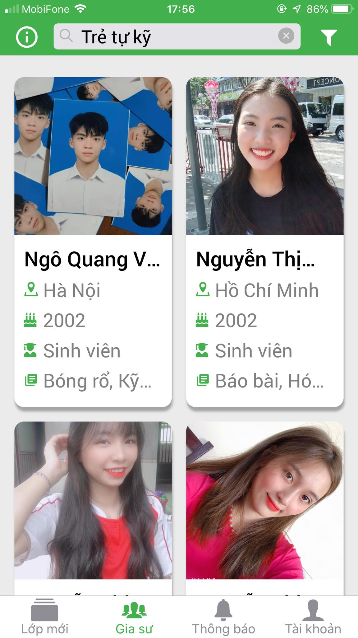 App Daykemtainha.vn Trẻ tự kỹ