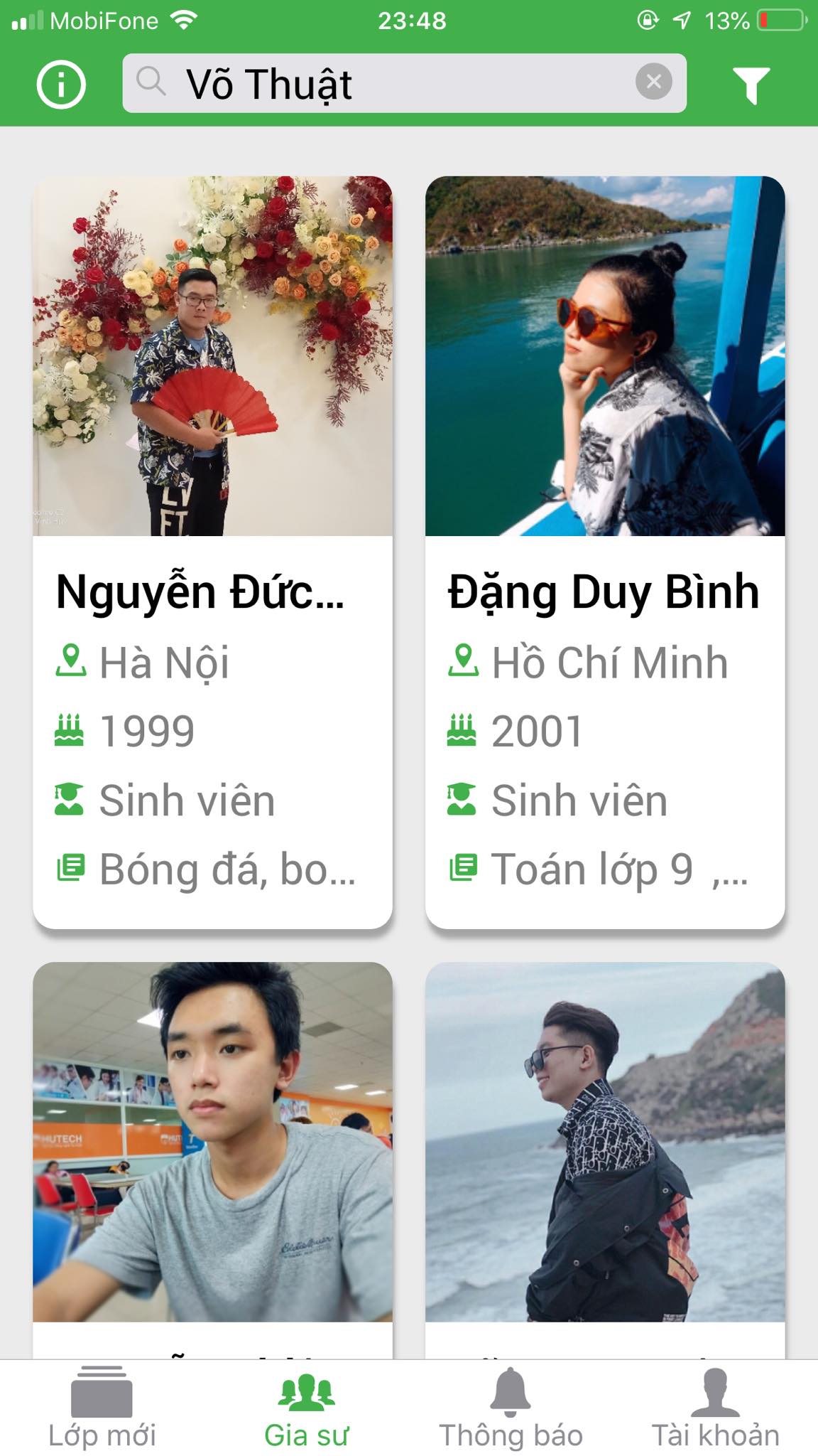 App Daykemtainha.vn Võ thuật