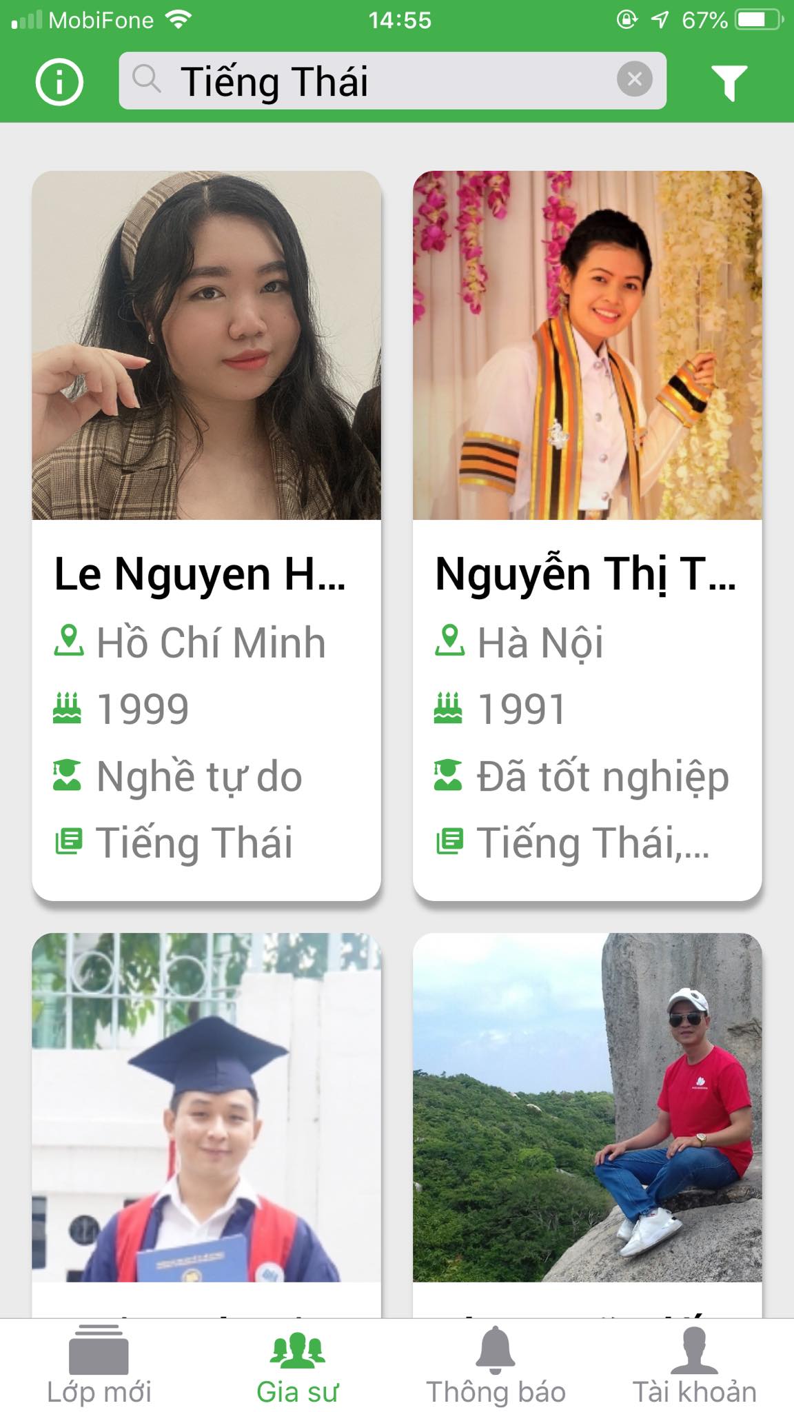 App Daykemtainha.vn tiếng Thái