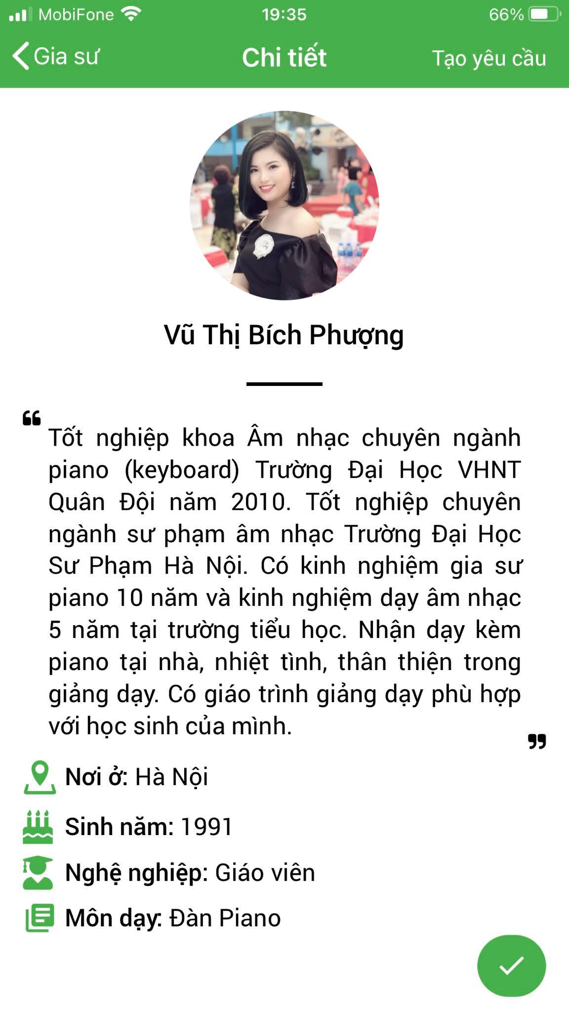 dạy kèm môn piano