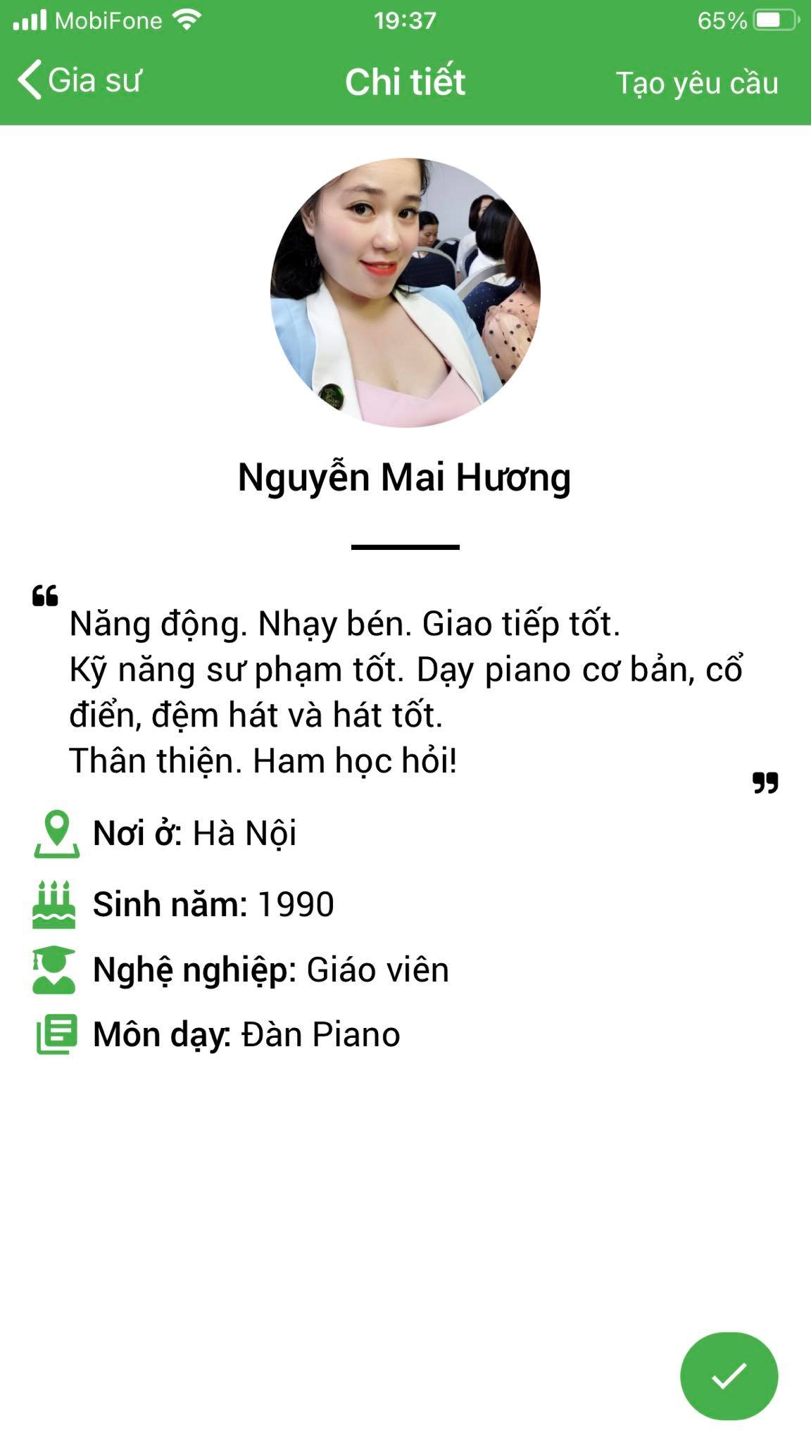 dạy kèm piano